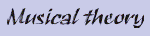 Musical theory