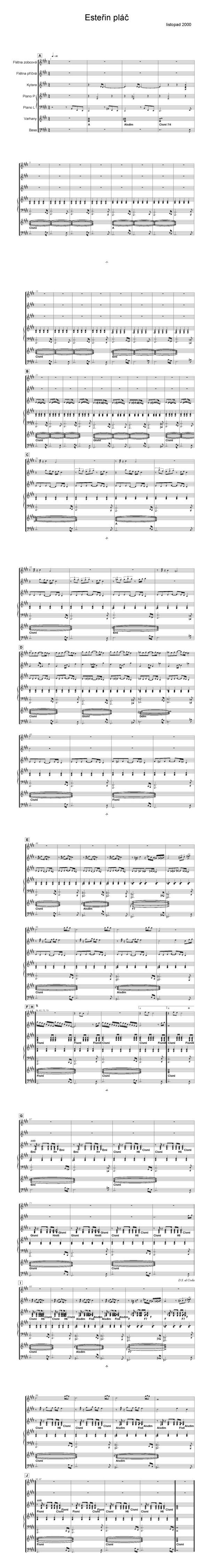 Esteřin pláč (Pozdě prosit)